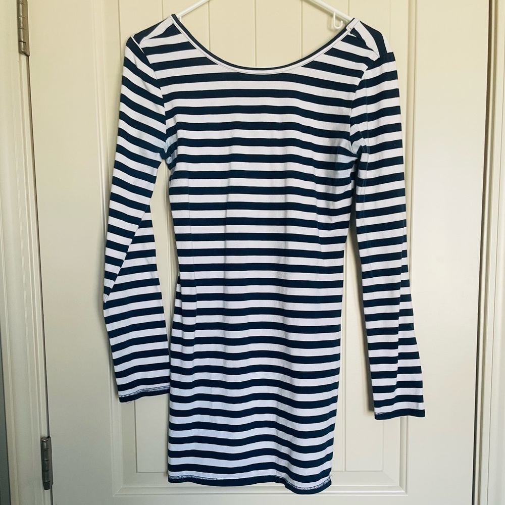 Billabong Striped Long Sleeve Dress SzL